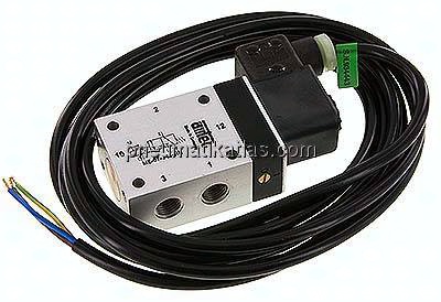 3/2-Wege Magnetventil mit Fremdluftanschluss, G 1/4"
