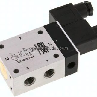 3/2-Wege Magnetventil mit Fremdluftanschluss, G 1/4"