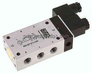 5/2-Wege Magnetventil mit Fremdluftanschluss, G 1/4"