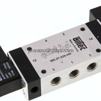 5/2-Wege Magnetimpulsventil mit Fremdluftanschluss, G 1/4"