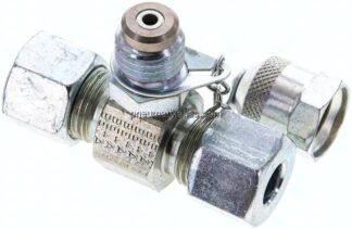 Messanschluss M16x2, 10 S (M18x1,5)-HD-Verschraubung, Stahl verzinkt