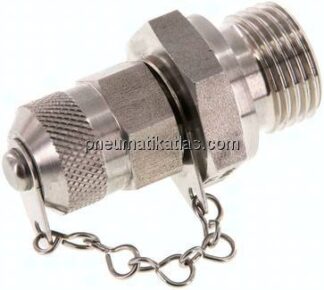 Messanschluss M16x2 - G 1/2" (AG), 1.4571