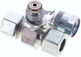 Messanschluss M16x2, 12 L (M18x1,5)-HD-Verschraubung, Stahl verzinkt