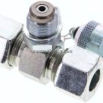 Messanschluss M16x2, 12 S (M20x1,5)-HD-Verschraubung, Stahl verzinkt