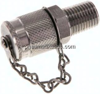 Messanschluss M16x2 - NPT 1/4" (AG), 1.4571