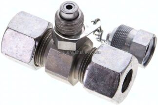 Messanschluss M16x2, 14 S (M22x1,5)-HD-Verschraubung, Stahl verzinkt