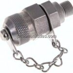 Messanschluss M16x2 - G 1/8" (AG), Stahl verzinkt