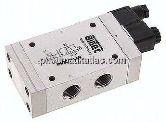 3/2-Wege Magnetventil mit Fremdluftanschluss, G 1/2"