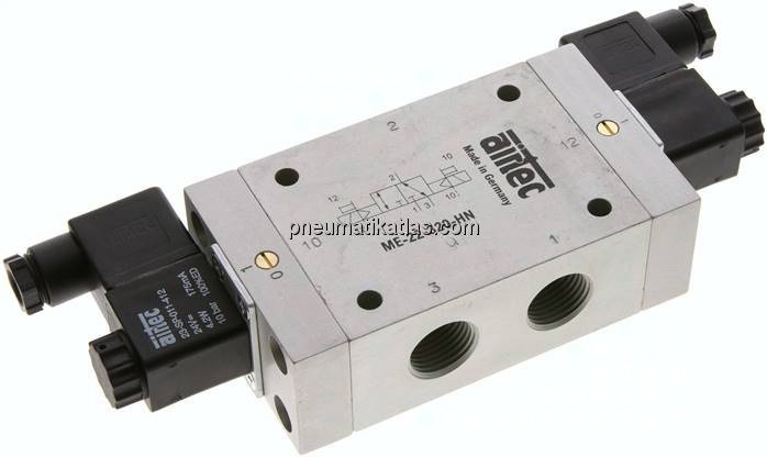 3/2-Wege Magnetimpulsventil mit Fremdluftanschluss, G 1/2"