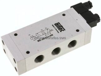 5/2-Wege Magnetventil mit Fremdluftanschluss, G 1/2"