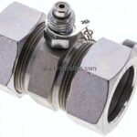 Messanschluss M16x2, 35 L (M45x2)-HD-Verschraubung, Stahl verzinkt
