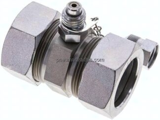 Messanschluss M16x2, 35 L (M45x2)-HD-Verschraubung, Stahl verzinkt