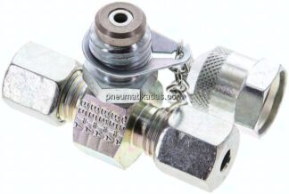 Messanschluss M16x2, 6 S (M14x1,5)-HD-Verschraubung, Stahl verzinkt