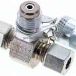 Messanschluss M16x2, 8 L (M14x1,5)-HD-Verschraubung, Stahl verzinkt