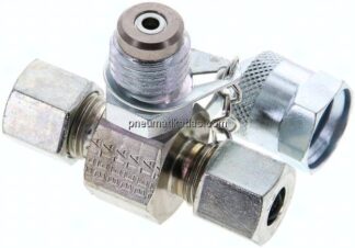 Messanschluss M16x2, 8 L (M14x1,5)-HD-Verschraubung, Stahl verzinkt