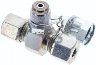 Messanschluss M16x2, 8 S (M16x1,5)-HD-Verschraubung, Stahl verzinkt