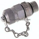 Messanschluss M16x2 - UNF 9/16"-18 (AG), Stahl verzinkt