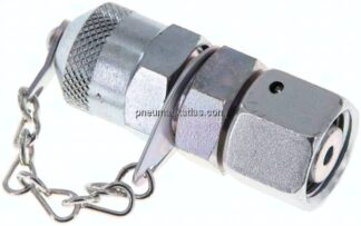 Messanschluss M16x2, 10 L-Dichtkegel, Stahl verzinkt