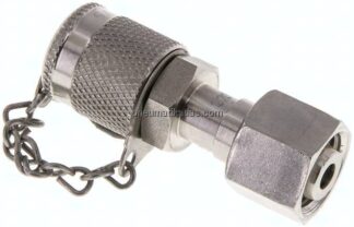 Messanschluss M16x2, 10 L-Dichtkegel, 1.4571