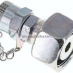 Messanschluss M16x2, 18 L-Dichtkegel, Stahl verzinkt