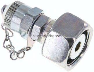 Messanschluss M16x2, 18 L-Dichtkegel, Stahl verzinkt
