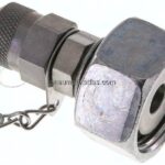 Messanschluss M16x2, 22 L-Dichtkegel, Stahl verzinkt