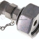 Messanschluss M16x2, 28 L-Dichtkegel, Stahl verzinkt
