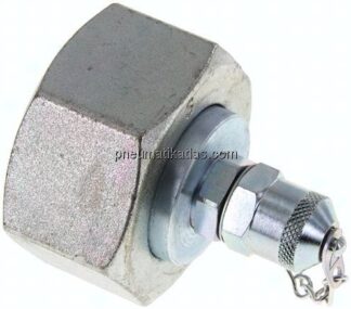 Messanschluss M16x2, 38 S-Dichtkegel, Stahl verzinkt