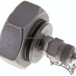 Messanschluss M16x2, 42 L-Dichtkegel, Stahl verzinkt
