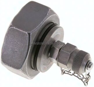 Messanschluss M16x2, 42 L-Dichtkegel, Stahl verzinkt