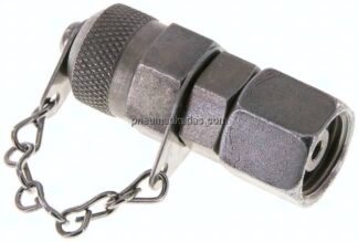 Messanschluss M16x2, 8 S-Dichtkegel, Stahl verzinkt