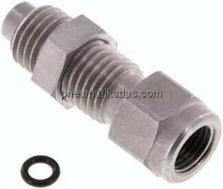 Manometeranschluss M 16x2 (AG) - G 1/4", Stahl verzinkt