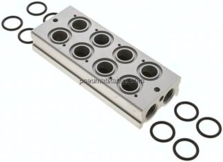 Reihenleiste (4-fach) für SF6000 (3/2-Wege)