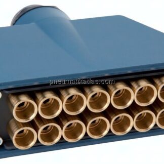 Mehrfachkupplung 12x 4mm Schl.,komplett (Stecker & Muffe)