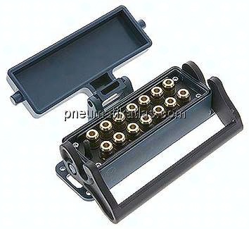 Mehrfachkupplung 14x 6mm Schl.,Muffe