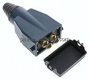 Mehrfachkupplung 4x 8mm Schl.,Stecker