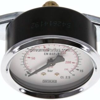 Einbaumanometer, 3-kant-Frontring, 63mm, 0 - 16 bar