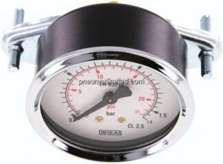 Einbaumanometer, 3-kant-Frontring, 63mm, 0 - 1,6 bar