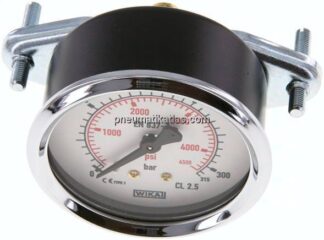 Einbaumanometer, 3-kant-Frontring, 63mm, 0 - 315 bar