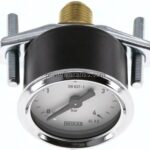 Einbaumanometer, 3-kant-Frontring, 40mm, 0 - 4 bar