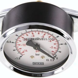 Einbaumanometer, 3-kant-Frontring, 63mm, -1 bis 0 bar