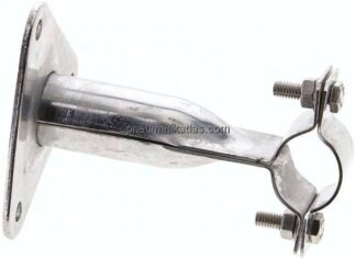 Messgerätehalter DIN 16281, 100mm Ausladung, 1.4571