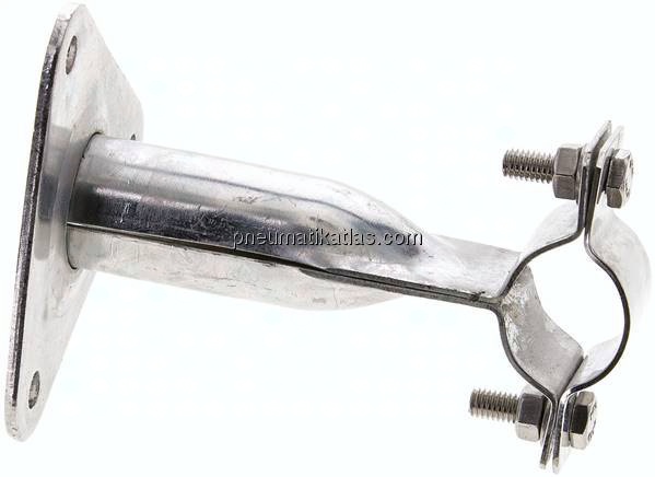 Messgerätehalter DIN 16281, 100mm Ausladung, 1.4571