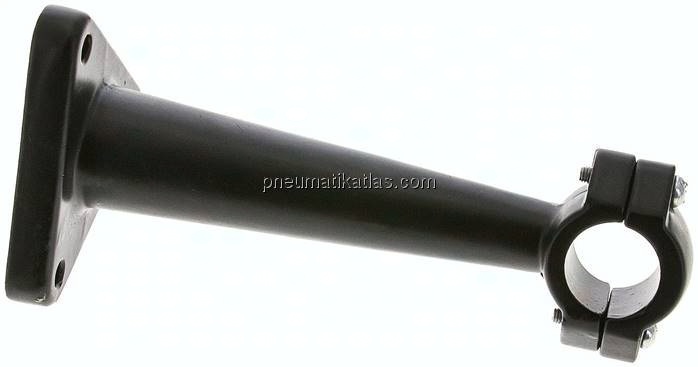Messgerätehalter DIN 16281, 160mm Ausladung, Aluminium