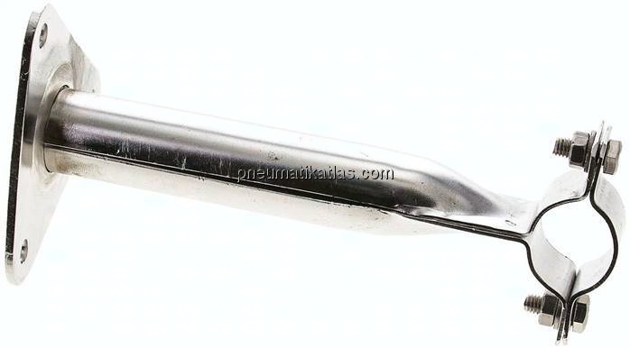 Messgerätehalter DIN 16281, 160mm Ausladung, 1.4571