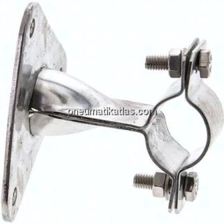 Messgerätehalter DIN 16281, 60mm Ausladung, 1.4571