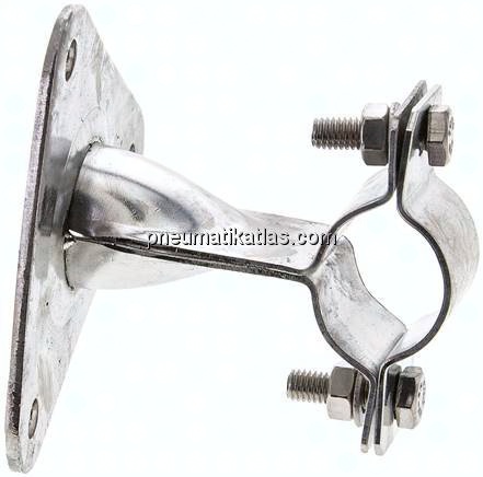Messgerätehalter DIN 16281, 60mm Ausladung, 1.4571