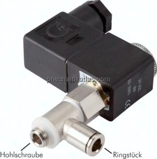 Hohlschrauben-Magnetventil G 1/8"-4, 2/2-Wege (NC), 24 V DC