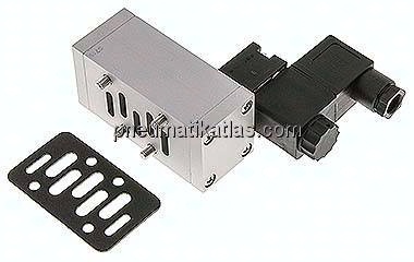 ISO-Ventil (Größe 1), 5/2-Wege Federrückstellung, 12 V DC