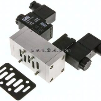 ISO-Ventil (Größe 1), 5/3-Wege Mittelstellung entlüftet, 115 V AC